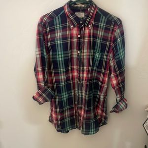GANT Mens Flannel Button Down.  Size M.  Like New.